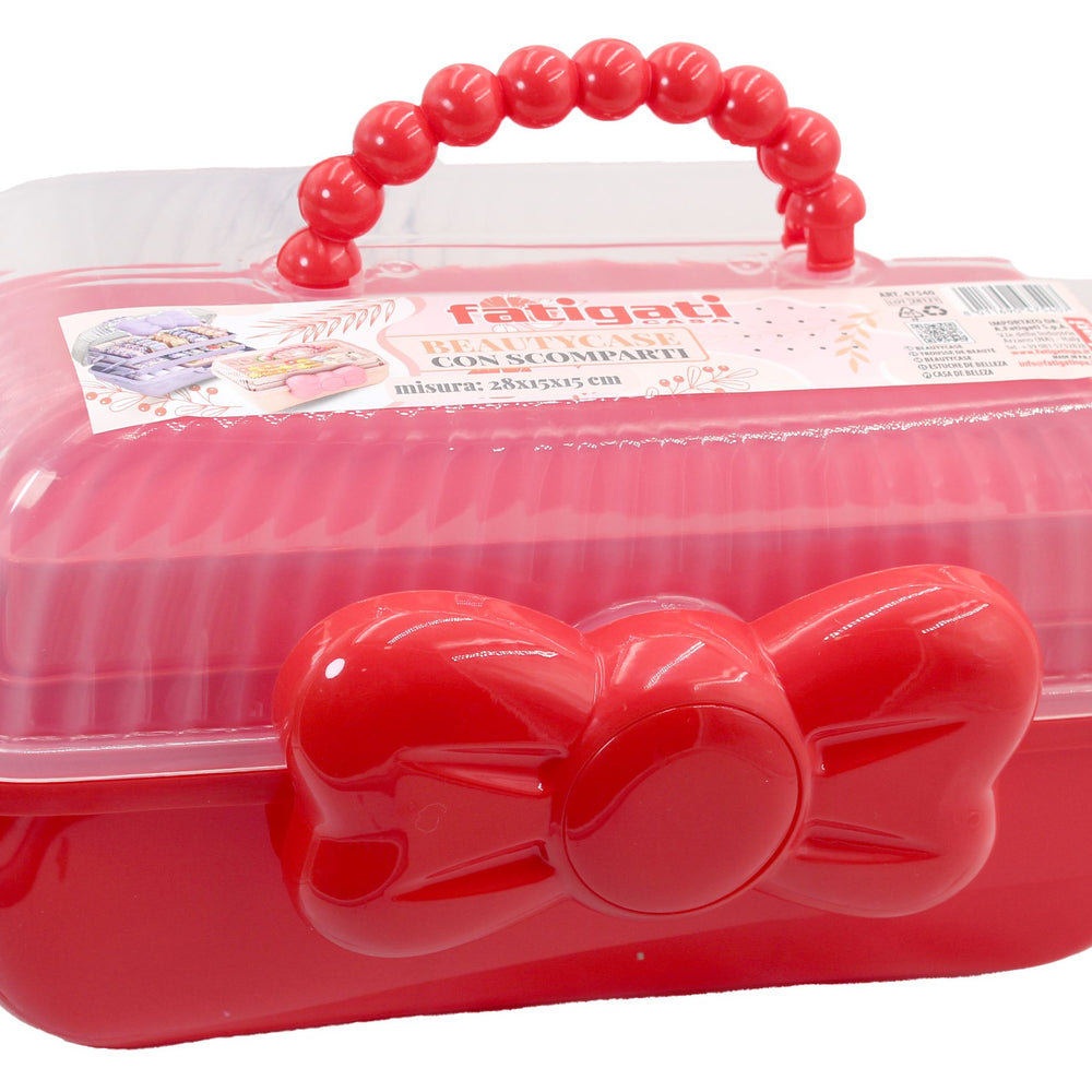 
                      
                        Beautycase con Scomparti - Fatigati - 28x15x15cm - Colori Misti
                      
                    