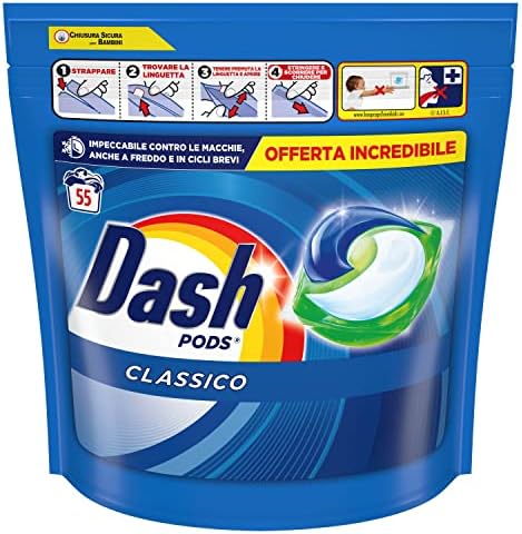 Ecodosi Pods Lavatrice - Dash - 55lav - Classico,Salvacolore
