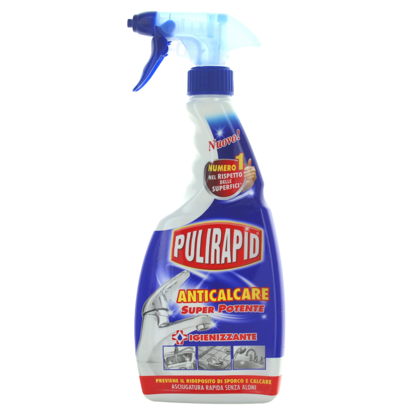 Anticalcare Igienizzante - Pulirapid - 500ml - Classic/Con Aceto Naturale