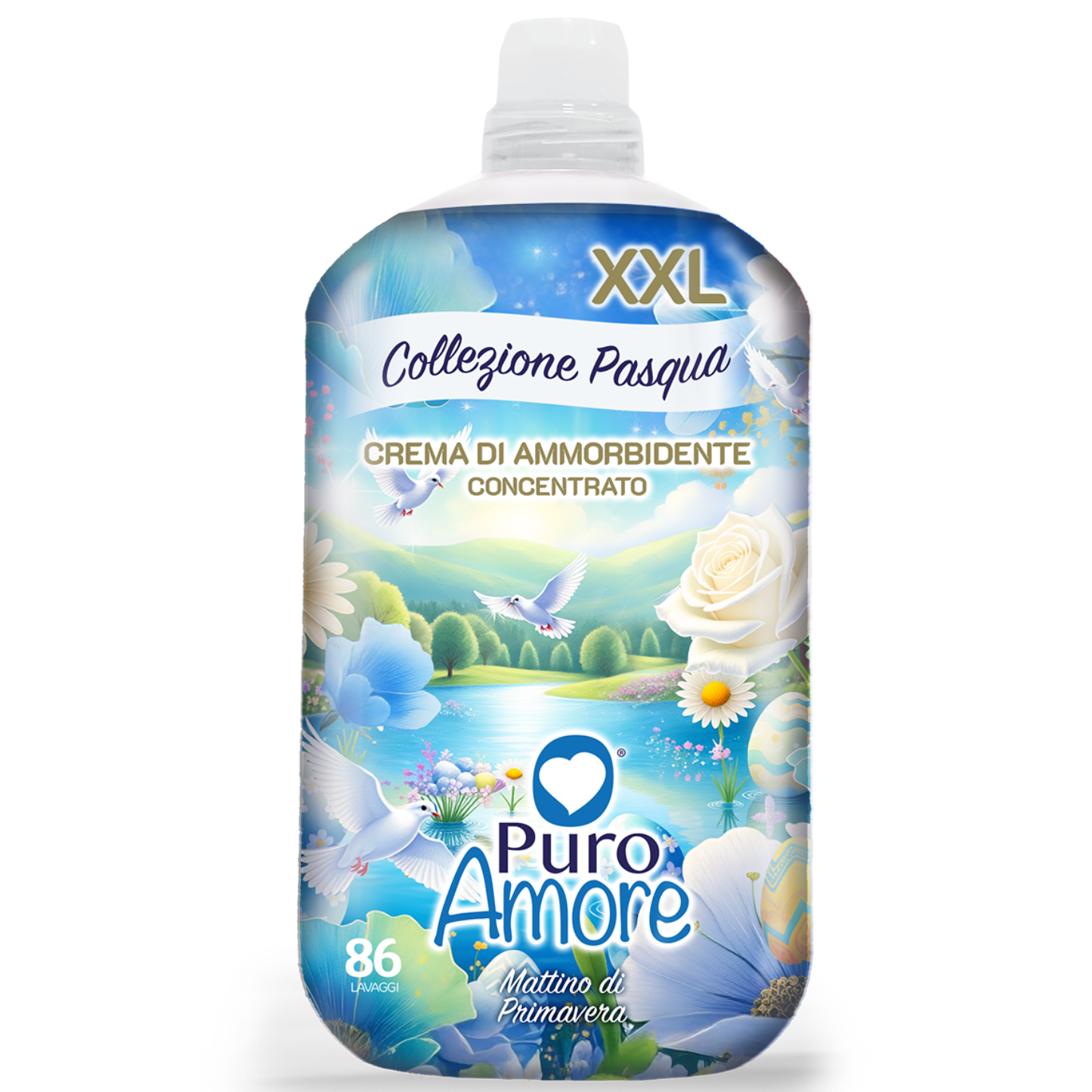 Ammorbidente Concentrato - Puro Amore - XXL - Collezione Pasqua - 86 lav