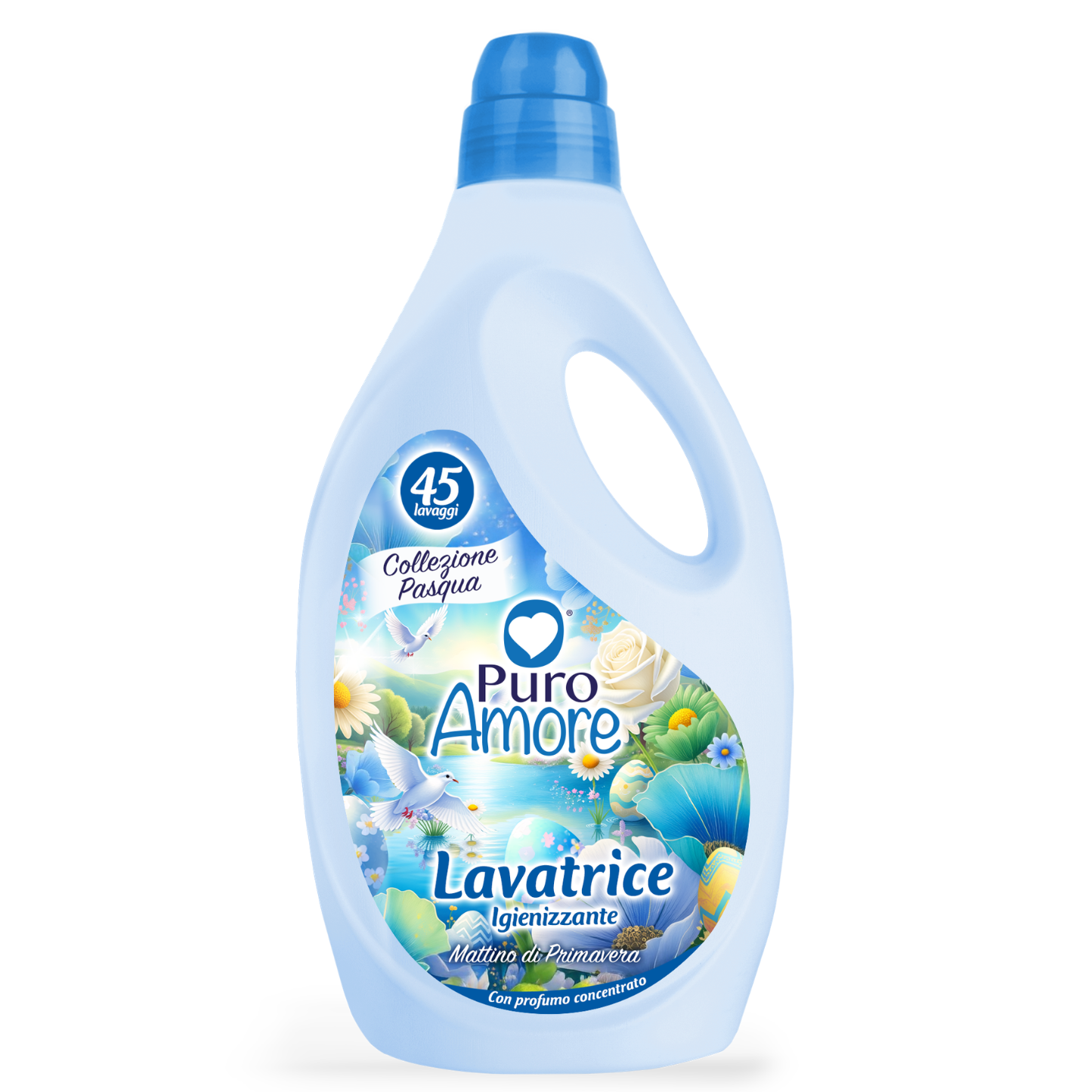 Detergente Lavatrice Igienizzante - Puro Amore - 45lav - Collezione Pasqua
