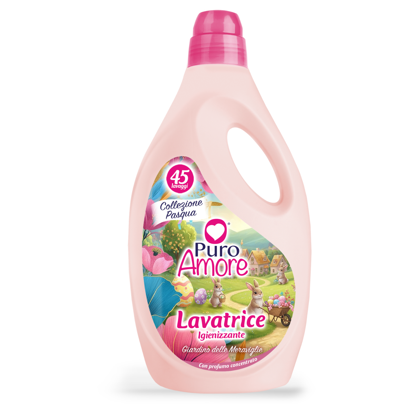 Detergente Lavatrice Igienizzante - Puro Amore - 45lav - Collezione Pasqua