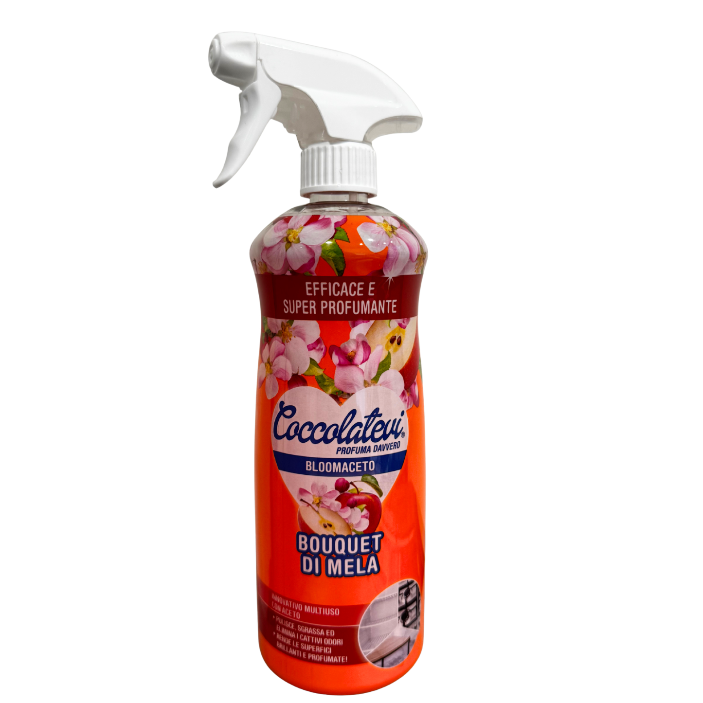 Detergente Sgrassatore Profumato con Aceto - Coccolatevi - Bloomaceto - 750ml - Varie Fragranze