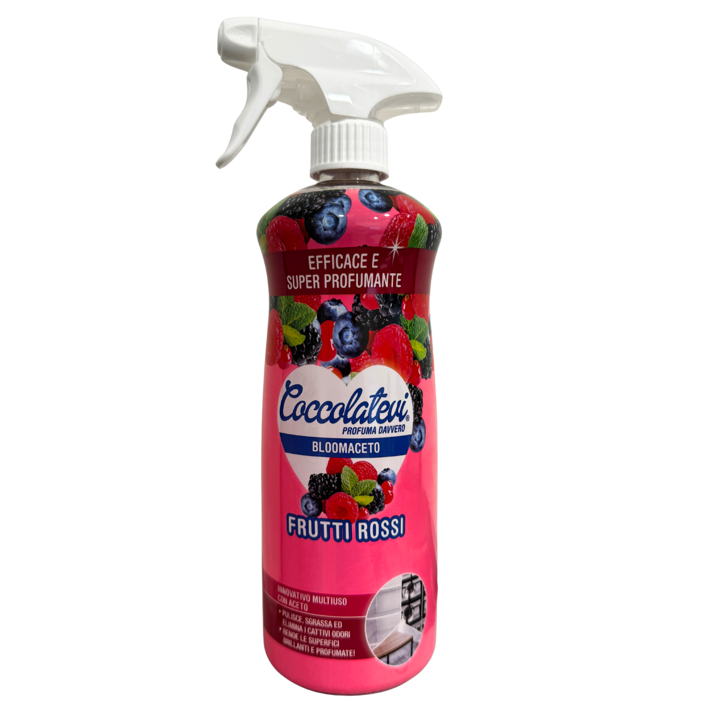 Detergente Sgrassatore Profumato con Aceto - Coccolatevi - Bloomaceto - 750ml - Varie Fragranze