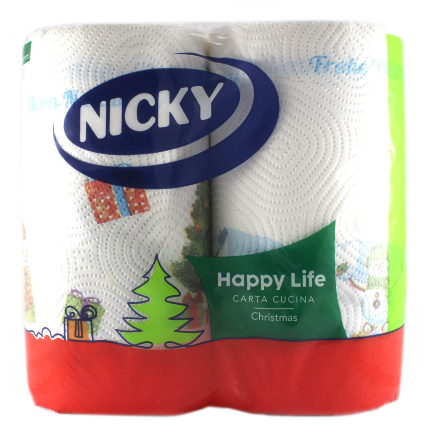 Rotolo Carta Cucina - Nicky - Happy Life Christmas - x2