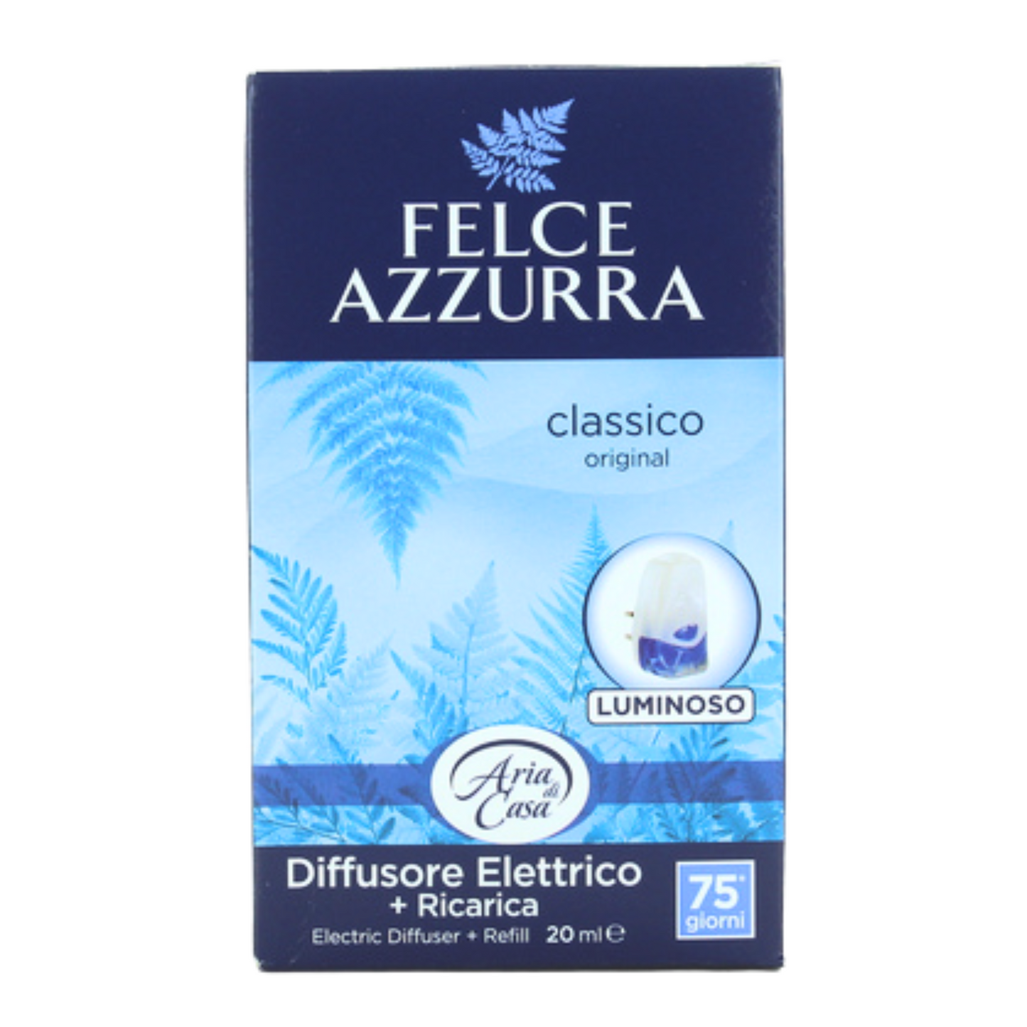 Diffusore Elettrico + Ricarica - Felce Azzurra - Classico - 20ml
