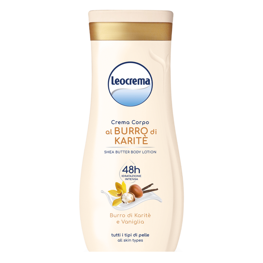 Crema Corpo - Leocrema - Burro di Karitè e Vaniglia - 400ml