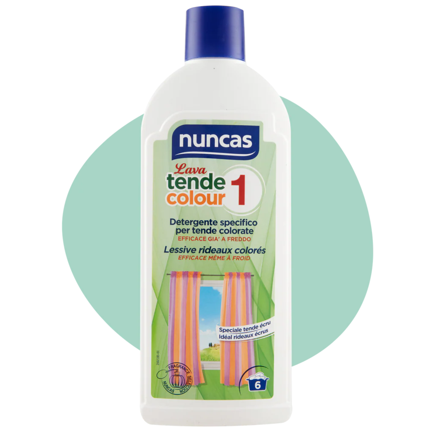 Detergente Specifico Tende Colorate - Nuncas - Lava Tende 1 Colour - 500ml