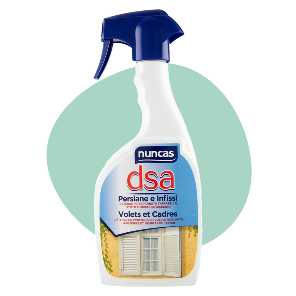 Detergente Spray Persiane e Infissi - Nuncas - Dsa - 500ml