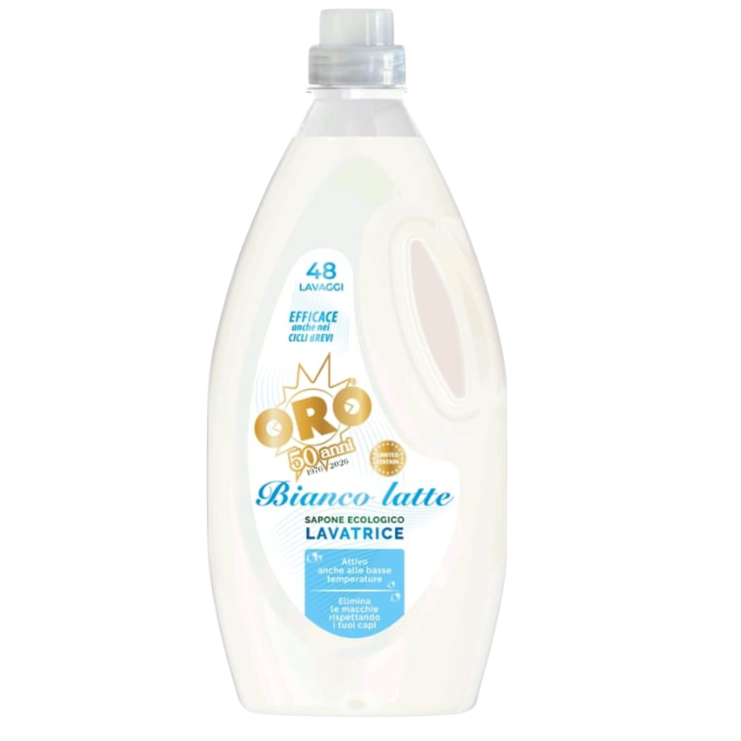 Detergente Lavatrice - Oro - 48lav - 2,2lt - Biancolatte/Pistacchio