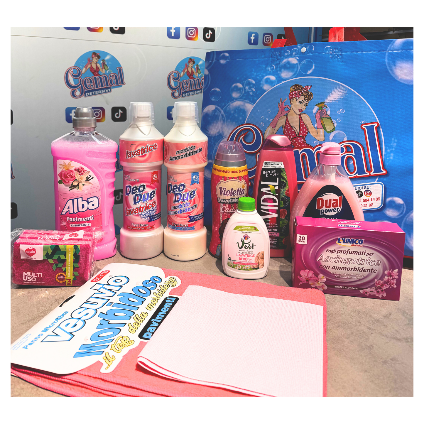 Shopper Gemal + Spesa Rosa + Omaggio