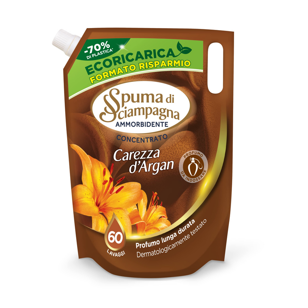 
                      
                        Ecoricarica Ammorbidente Concentrato - Spuma di Sciampagna - 60 lav - 1,2 LT - Varie Fragranze
                      
                    