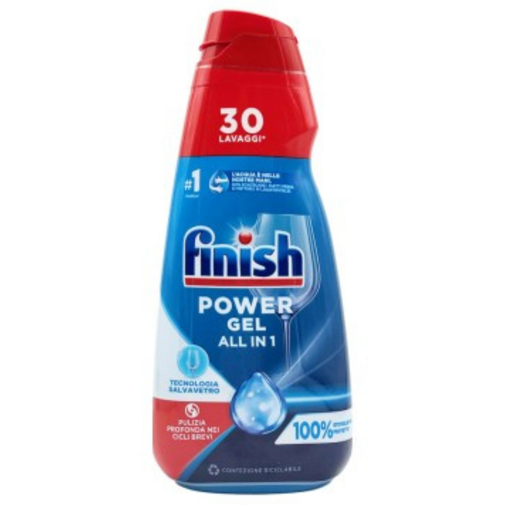 
                      
                        Gel Lavastoviglie - Finisch Power Gel All in 1 - Varie Fragranze - 600ml - 30 lav
                      
                    