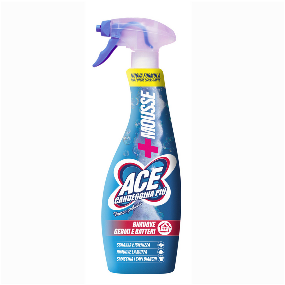 
                      
                        Candeggina Spray Mousse - Ace - 700ml
                      
                    