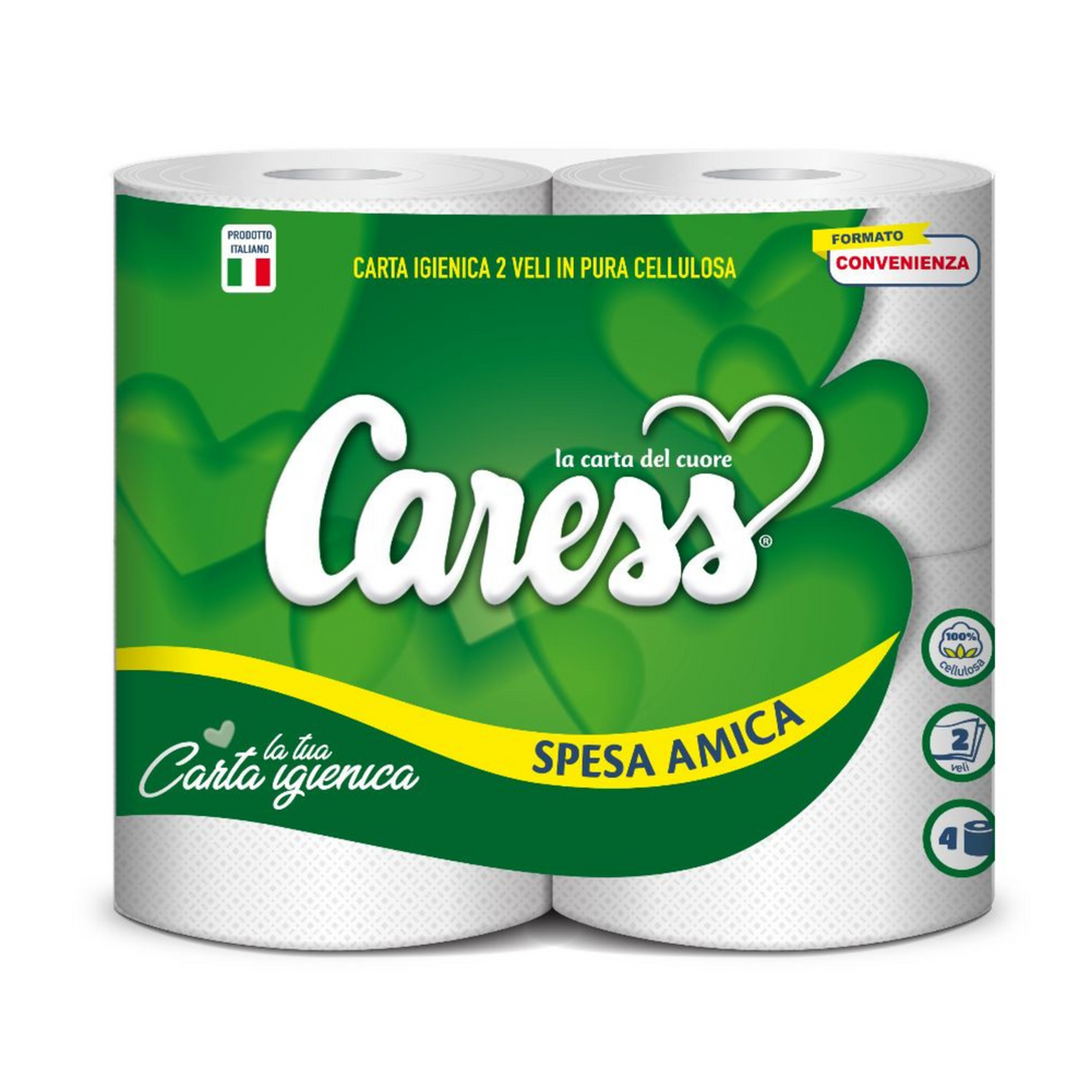 Carta Igienica - Caress - x4 - Spesa Amica