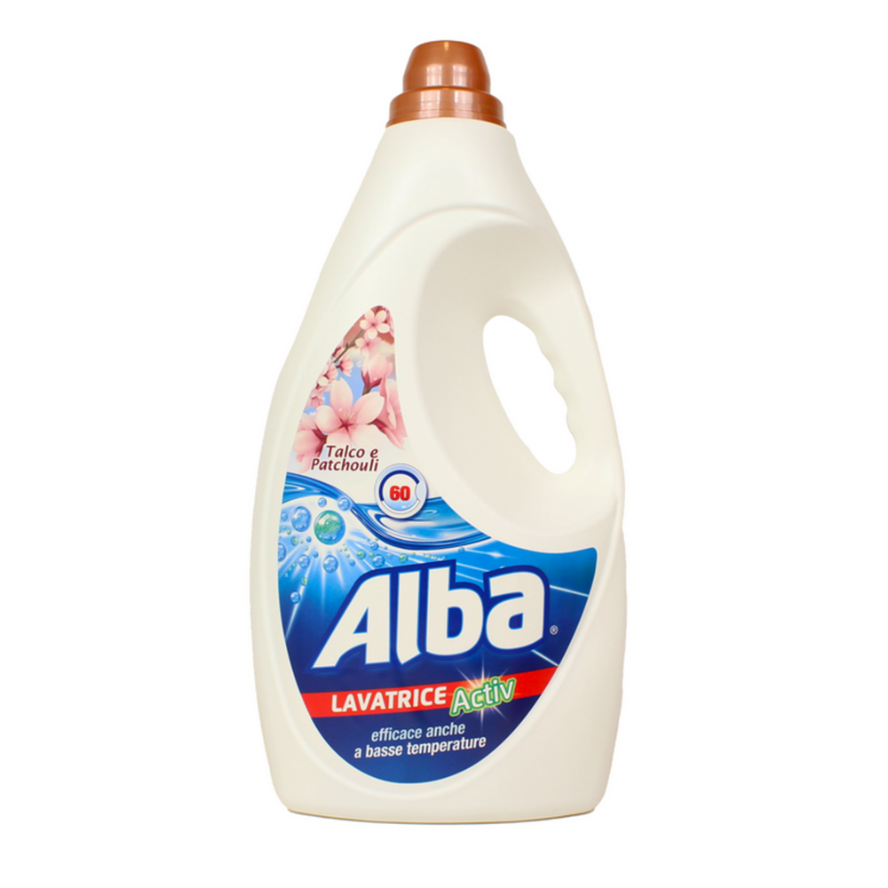 Detergente Lavatrice - Alba Active - 3LT - 60 LAV - Varie Fragranze