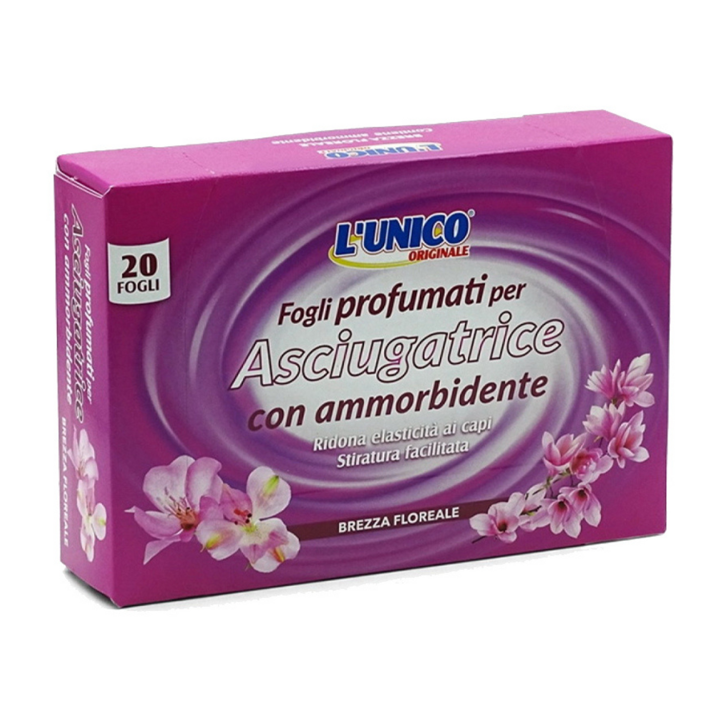 Fogli Profumati Asciugatrice con Ammorbidente - L'Unico - Varie Fragranze - 20pz