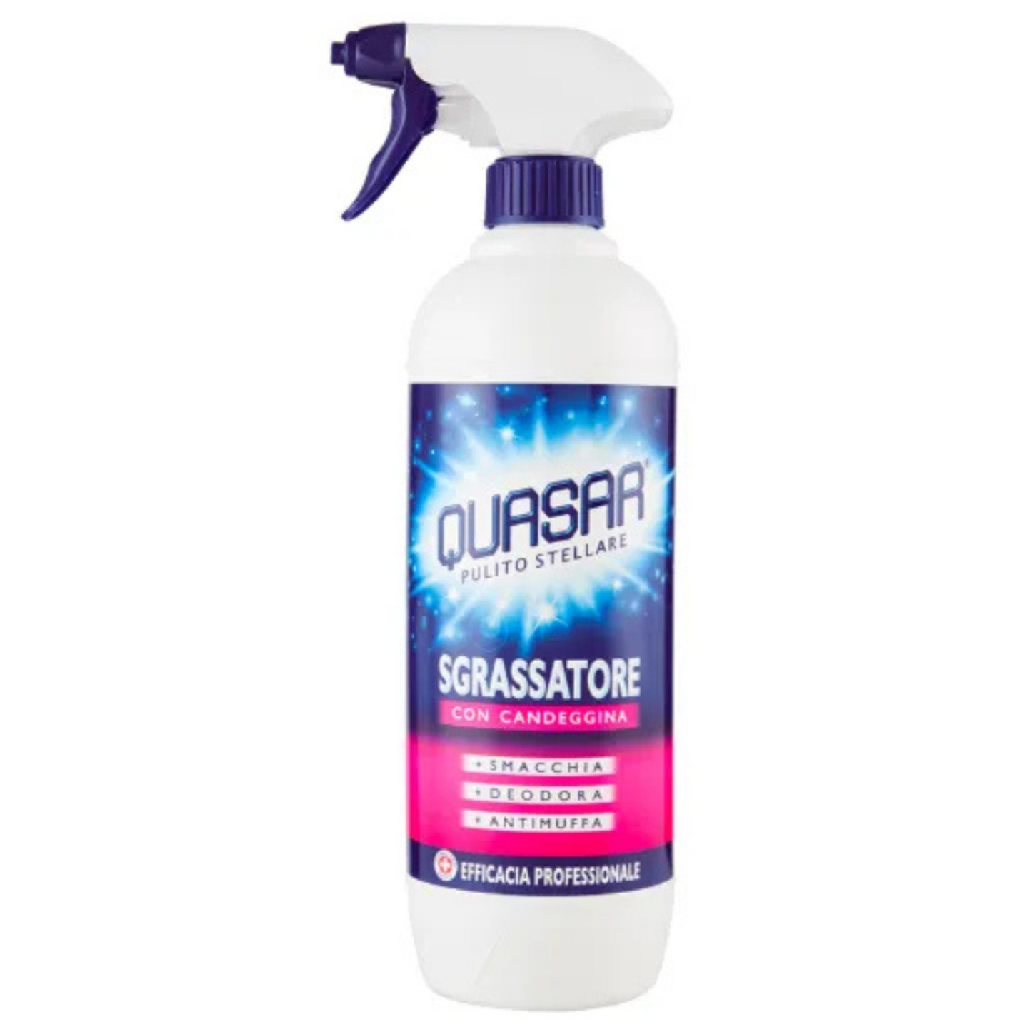 Sgrassatore Spray con Candeggina - Quasar - 650ml
