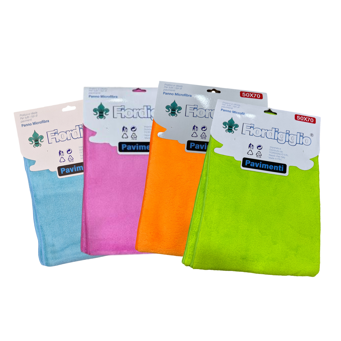 Microfiber Floor Cloth - Lily Flower - 50x70